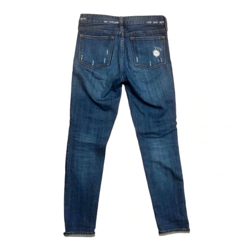 J. Crew Stretch Distressed Skinny Jeans, 24 - Picture 4 of 7